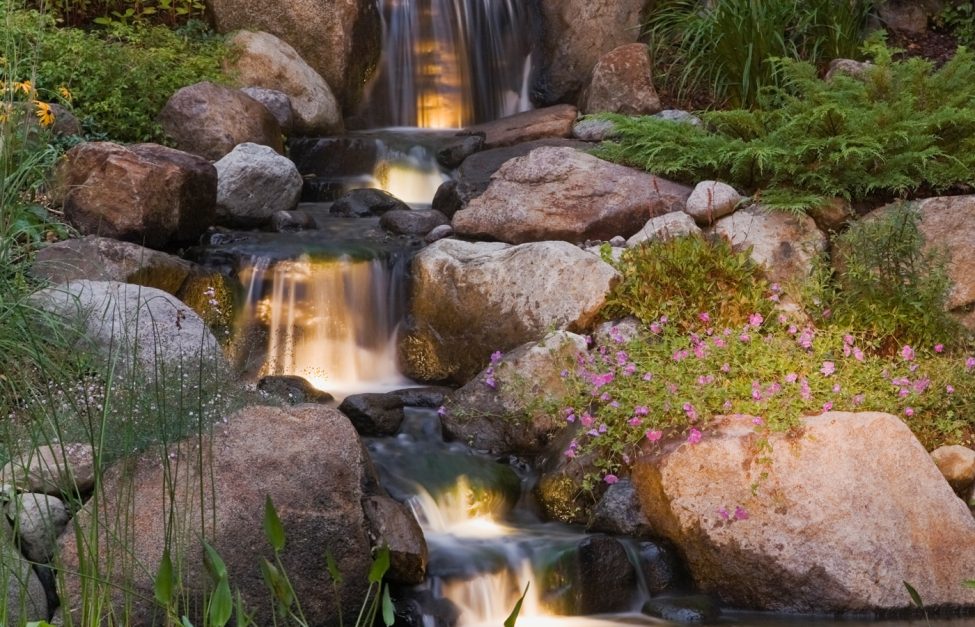 Jardins Aquadesign cascade sans bassin